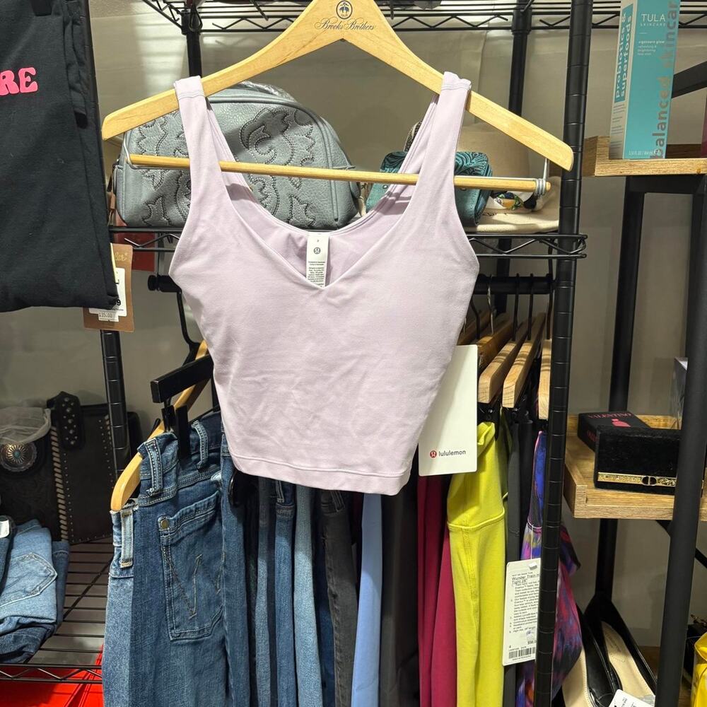 Lululemon purple tank top size